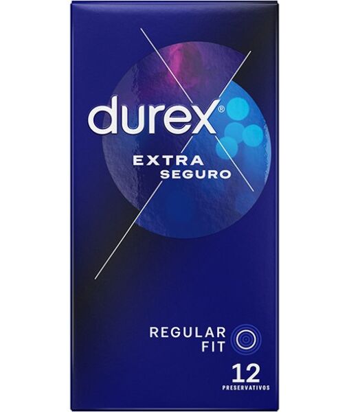 Durex Extra Seguro -kondomit, 12 kondomin pakkaus