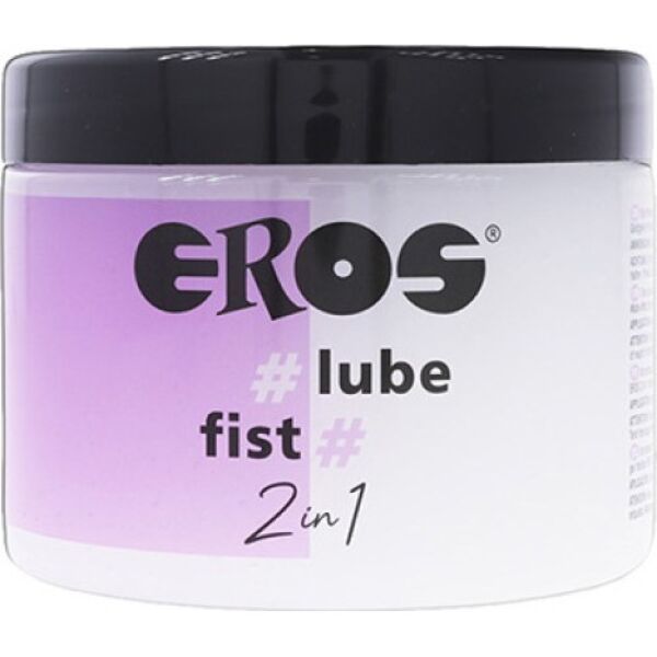 Eros 2 in 1 Lube Fist -hybridiliukuvoide, 500 ml:n purkki
