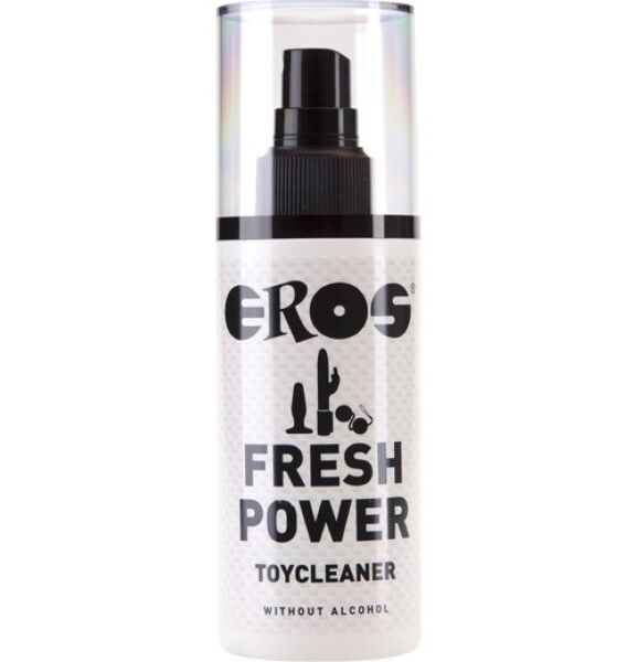 Eros Fresh Power Toycleaner 125 ml -seksilelujen puhdistusaineen suihkepullo