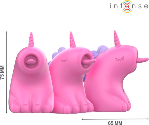 Intense Pinkie klitoriksen vibraattori yksisarvisen muodossa, fuksianpunainen