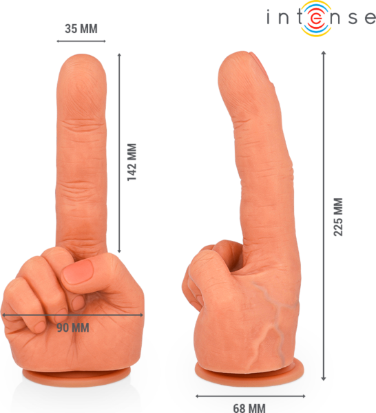 Taipuisa Intense Hubert G-pistedildo imukupilla