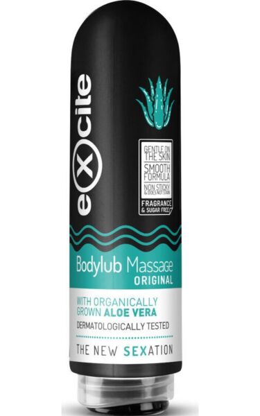 Excite Bodylub Aloe Vera -hierontageelin 200 ml:n pullo