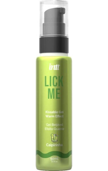 INTT Lick Me syötävä lämmittävä liukuvoide, caipirinha- ja hunajamaku