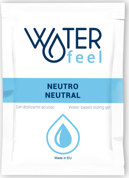 Vesipohjainen Waterfeel Neutral -liukuvoide 6 ml:n pakkauksessa