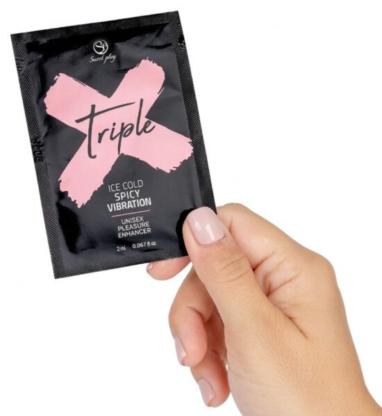 Secret Play Triple X -kiihotusgeelin 2 ml:n kerta-annospussi