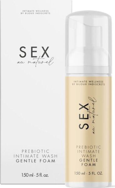 Bijoux Indiscrets Gentle Foam prebioottinen intiimipesuvaahto, 150 ml:n pullo