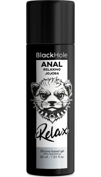 Anaaliliukuvoide Black Hole Anal Relaxing jojoballa, 30 ml:n ja 100 ml:n pakkauksissa