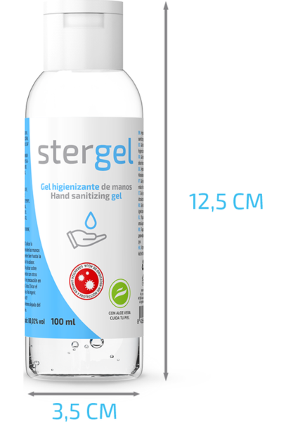 Stergel 100 ml -käsihuuhdegeeli käsille