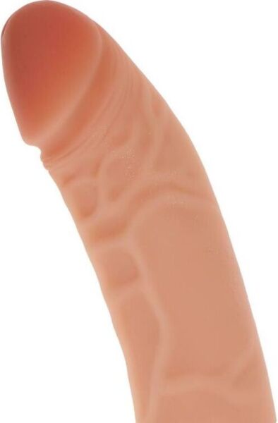 Ihonvärinen, realistinen ToyJoy Get Real Dong -silikonidildo, 21 cm, imukupilla