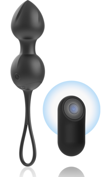 Brilly Glam Vibrating Kegel Beads -geishakuulat kaukosäätimellä