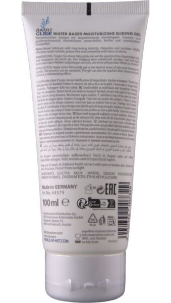 HOT Nature Glide -vesipohjainen liukuvoide, 100 ml:n pakkaus