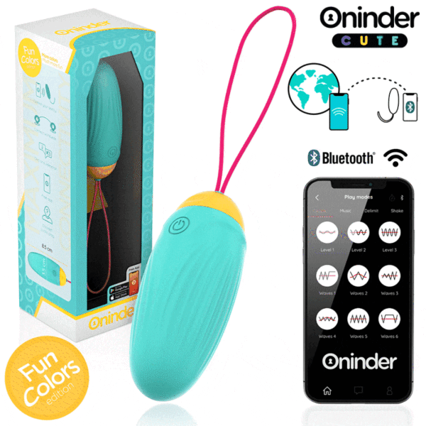 Silikoninen Oninder Cute -vibroiva muna