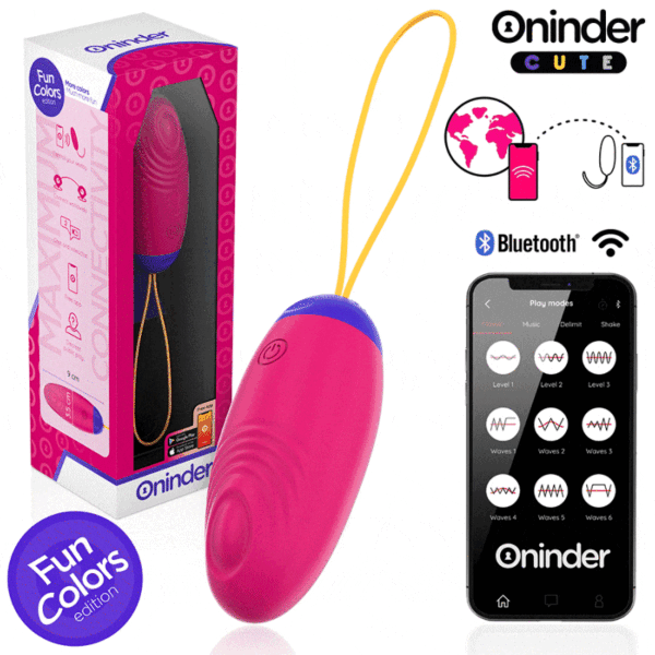 Silikoninen ONINDER CUTE -värisevä muna