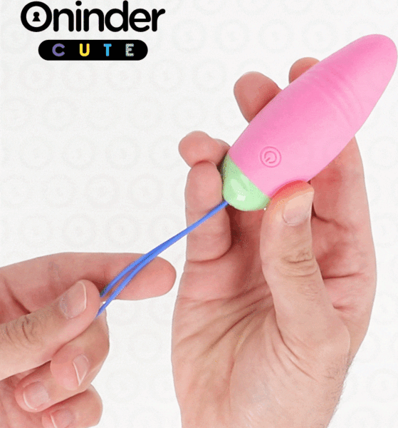 Silikoninen Oninder Cute -värisevä muna