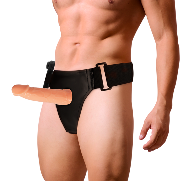 Ontot Harness Attraction Willian -valjaat, luonnonvärinen realistinen penis ja hihnat