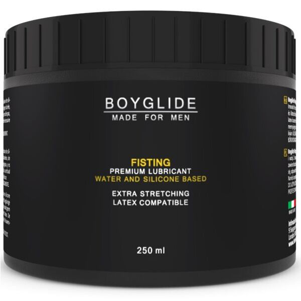 Intimatelinen Boyglide Fisting -liukuvoidepullo, 250 ml