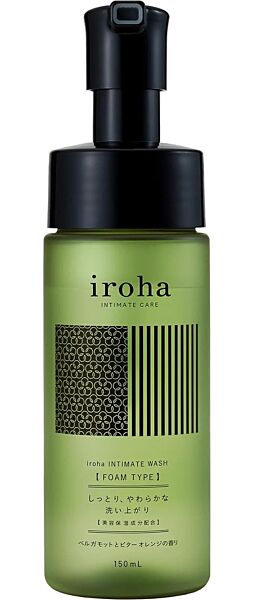 Intiimipesuvaahto Iroha Intimate Care Wash, 150 ml vaahtopumppupullo