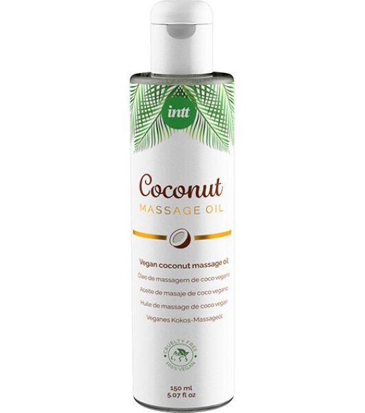 150 ml:n pakkaus INTT Massage Oil Vegan Coconut -hierontaöljyä