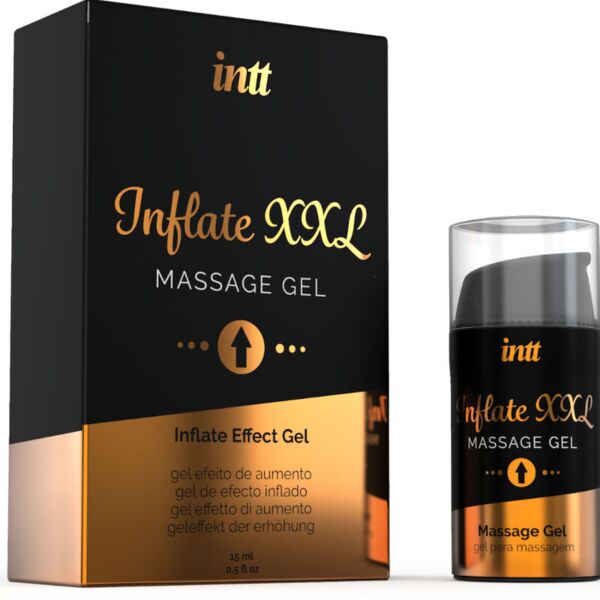 INTT Inflate XXL -kiihottava geeli 15 ml:n airless-pullossa