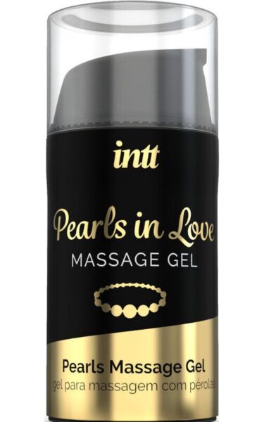 INTT Pearls In Love -hierontasetti, silikonipohjainen geeli ja valkoinen helminauha