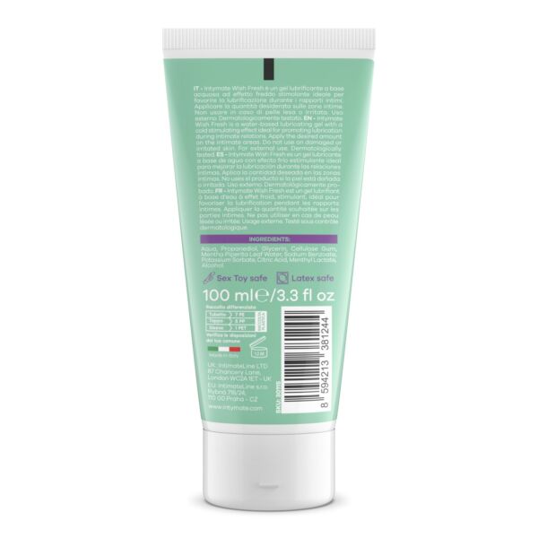 Viilentävä Intymate Wish Fresh -liukuvoide, 100 ml:n pakkaus