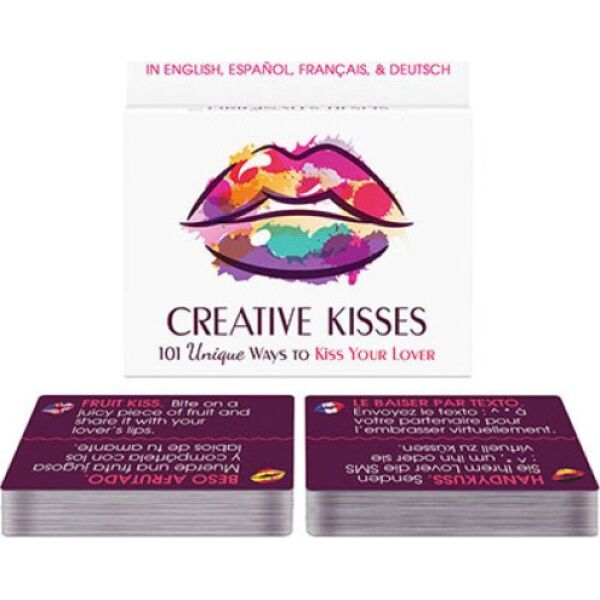 Kheper Games Creative Kisses -korttipeli ja sen suudelmakortit
