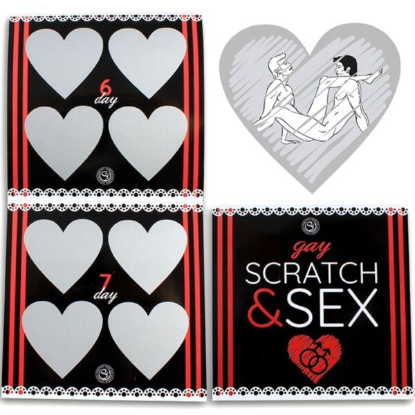 Secret Play Scratch & Sex Gay raaputuspeli pareille