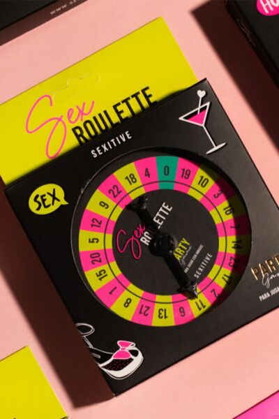 Eroottinen seurapeli Sexitive Sex Roulette Party Game