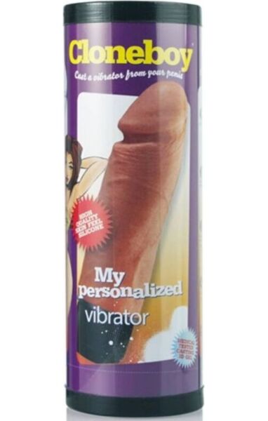 Peniksen kloonaussetti Cloneboy Vibrator, mukana lenkkimallinen penisrengas ja stimulaatiohylsy