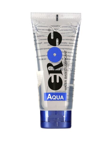 Vesipohjaisen liukuvoiteen Eros Aqua pakkaus