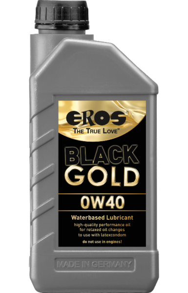 EROS Black Gold -vesipohjainen liukuvoide 1000 ml:n kanisterissa