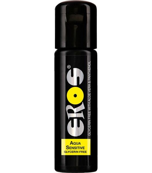 Eros Aqua Sensitive Glycerin Free -liukuvoiteen 100 ml pullo