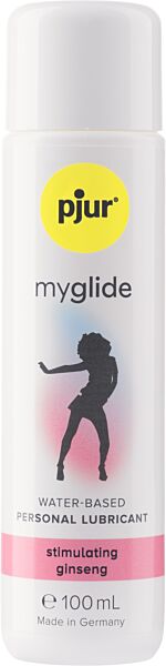 Pjur Myglide -vesipohjaisen liukuvoiteen pullo