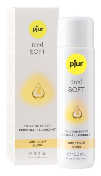 Silikonipohjainen liukuvoide Pjur Med Soft