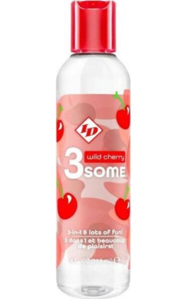 ID 3some maustettu liukuvoide, 4 fl oz