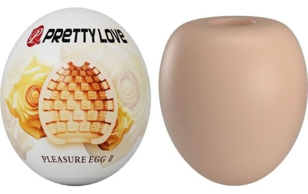 Munan muotoinen masturbaattori Pretty Love Pleasure Egg