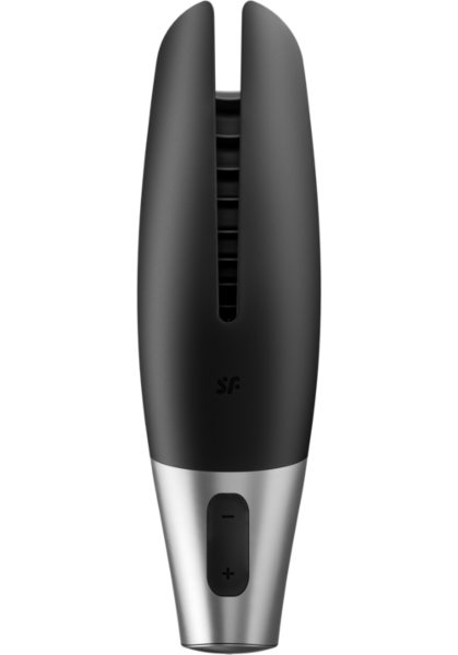 Satisfyer Power -masturbaattori silikonista, musta