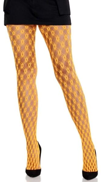 Leg Avenue Lyric Eyelet -verkkosukkahousut geometrisella reikäkuviolla