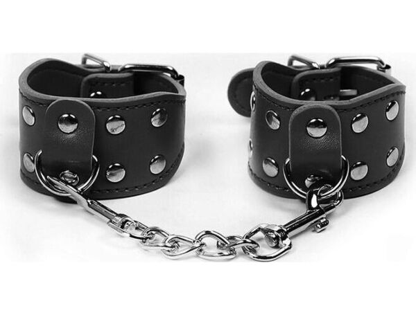 OHMAMA Fetish Mini Wrist Restraints -rannekahleet ranteisiin, nepparikiinnityksellä