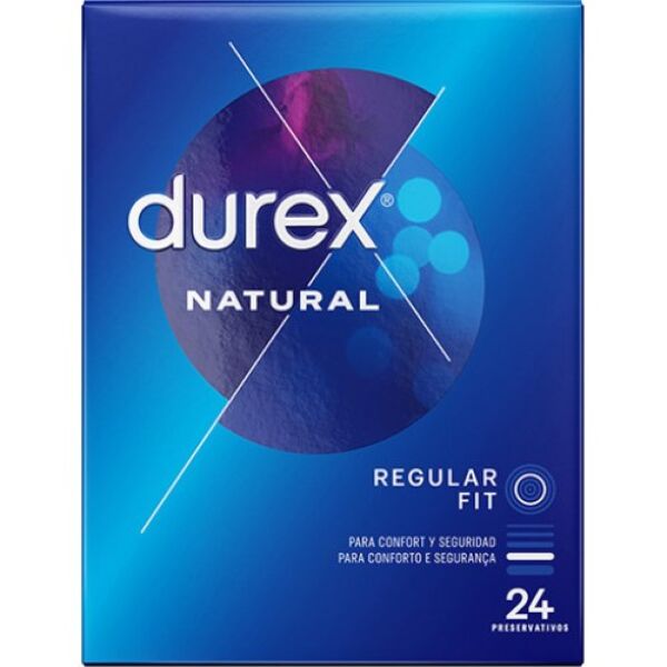 Durex Natural -kondomien 24 kappaleen pakkaus, Easy-on-muoto