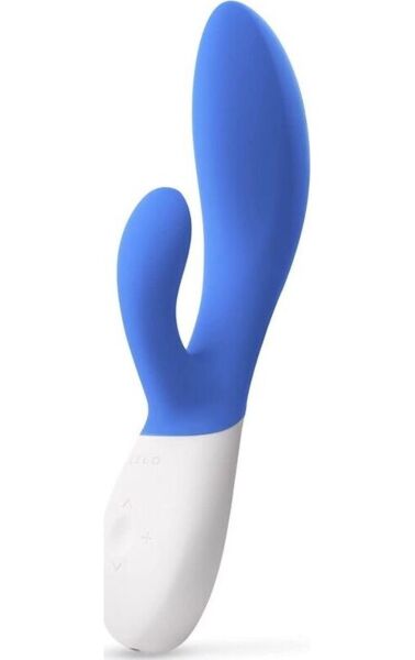 LELO Ina Wave 2 -rabbit-vibraattori, jossa on varsi ja klitorishaara