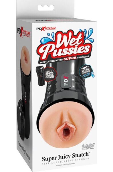 PDX Extreme Wet Pussies -masturbaattori ja sen suojakuori