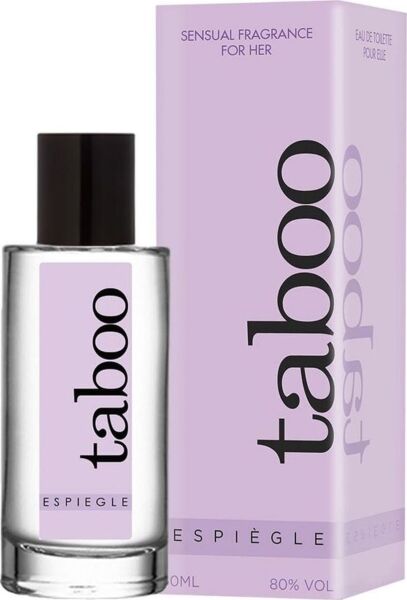 RUF Taboo Espiègle naisten hajuvesi 50 ml, pullo ja pakkaus