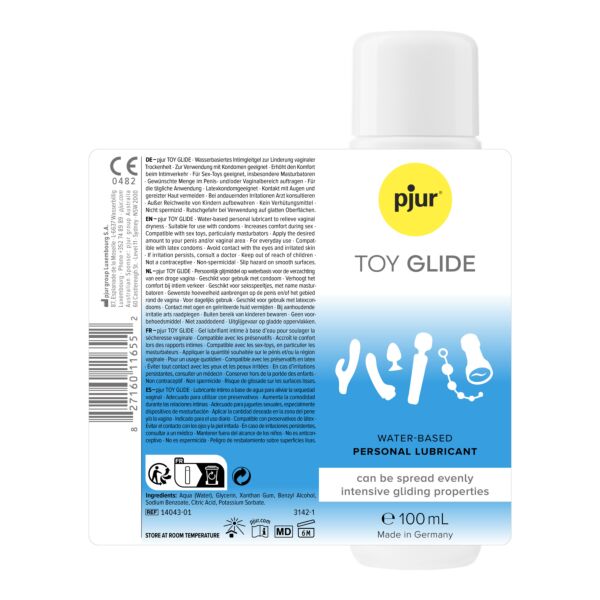 pjur Toy Glide -liukuvoide, 100 ml pullo