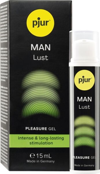 pjur MAN Lust -stimulaatiogeelin 15 ml:n pullo