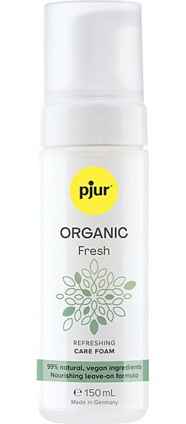Pjur Organic Fresh -intiimipesuvaahtopullo, 150 ml