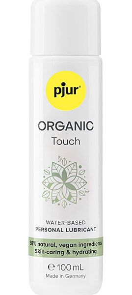 pjur Organic Touch -vesipohjainen liukuvoide, 100 ml:n pullo