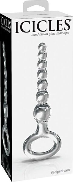 Lasinen anaalitappi Pipedream Icicles N. 67