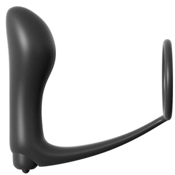 Anal Fantasy Elite Ass-Gasm Cockring -värisevä anaalitappi ja sen penisrengas