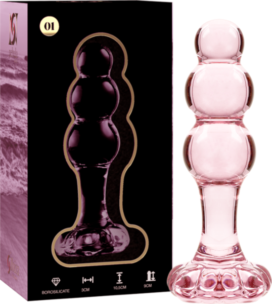 Ibizan Nebula Series Modelo 1 -lasinen anaalitappi